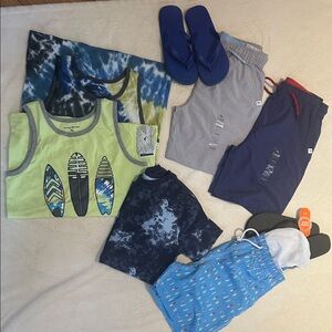 Boys' Summer Clothing Set & Swimsuit